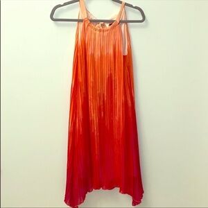 Apt 9. Coral Ombré Shift Dress Size 6